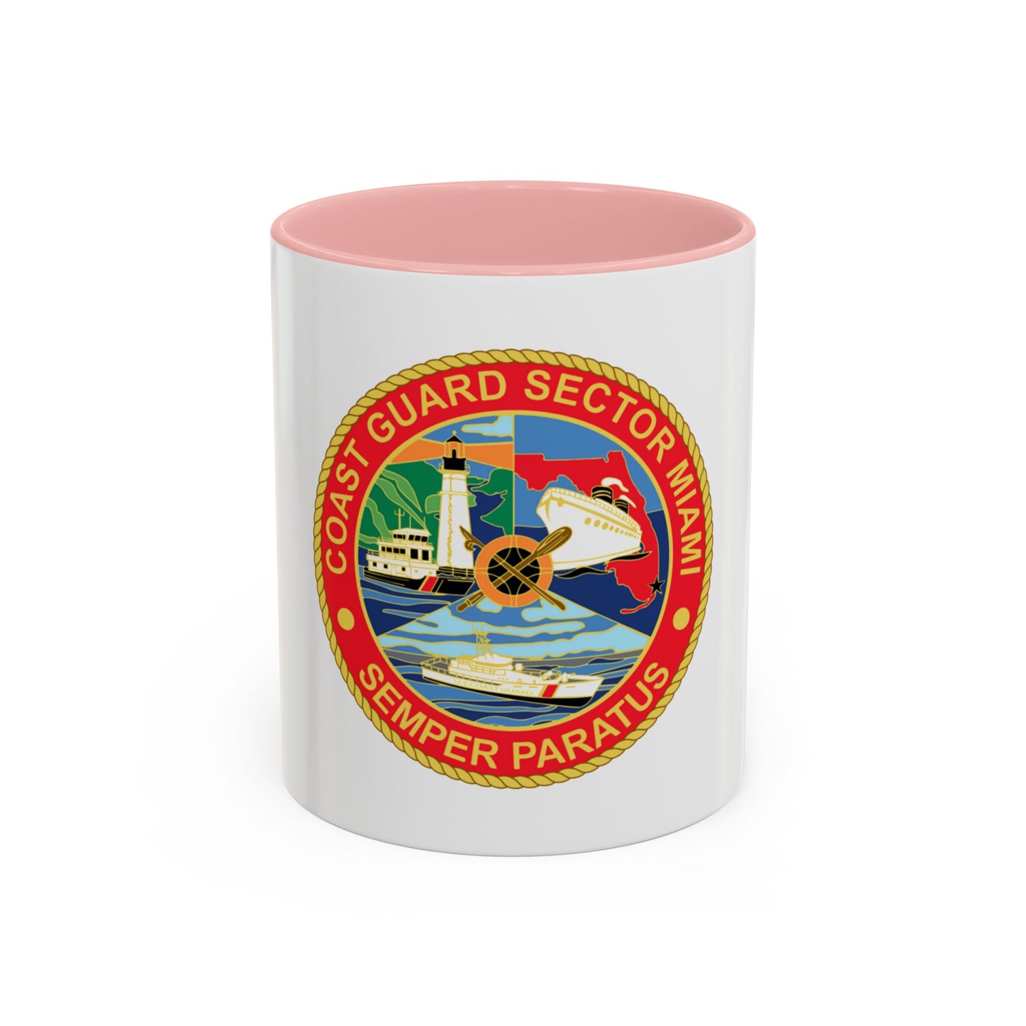 USCG Sector Miami (U.S. Coast Guard) Accent Coffee Mug