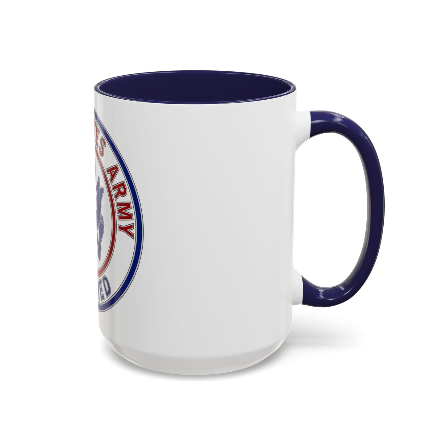 Retired Service Identification Badge 2 (U.S. Army) Accent Coffee Mug