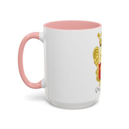 Historical Coat of Arms of French Prince of Andorra - Accent Coffee Mug