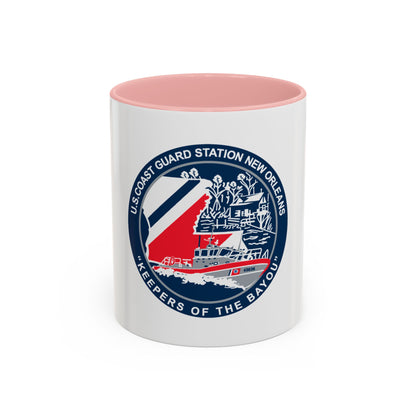 USCG Station New Orleans (U.S. Coast Guard) Accent Coffee Mug