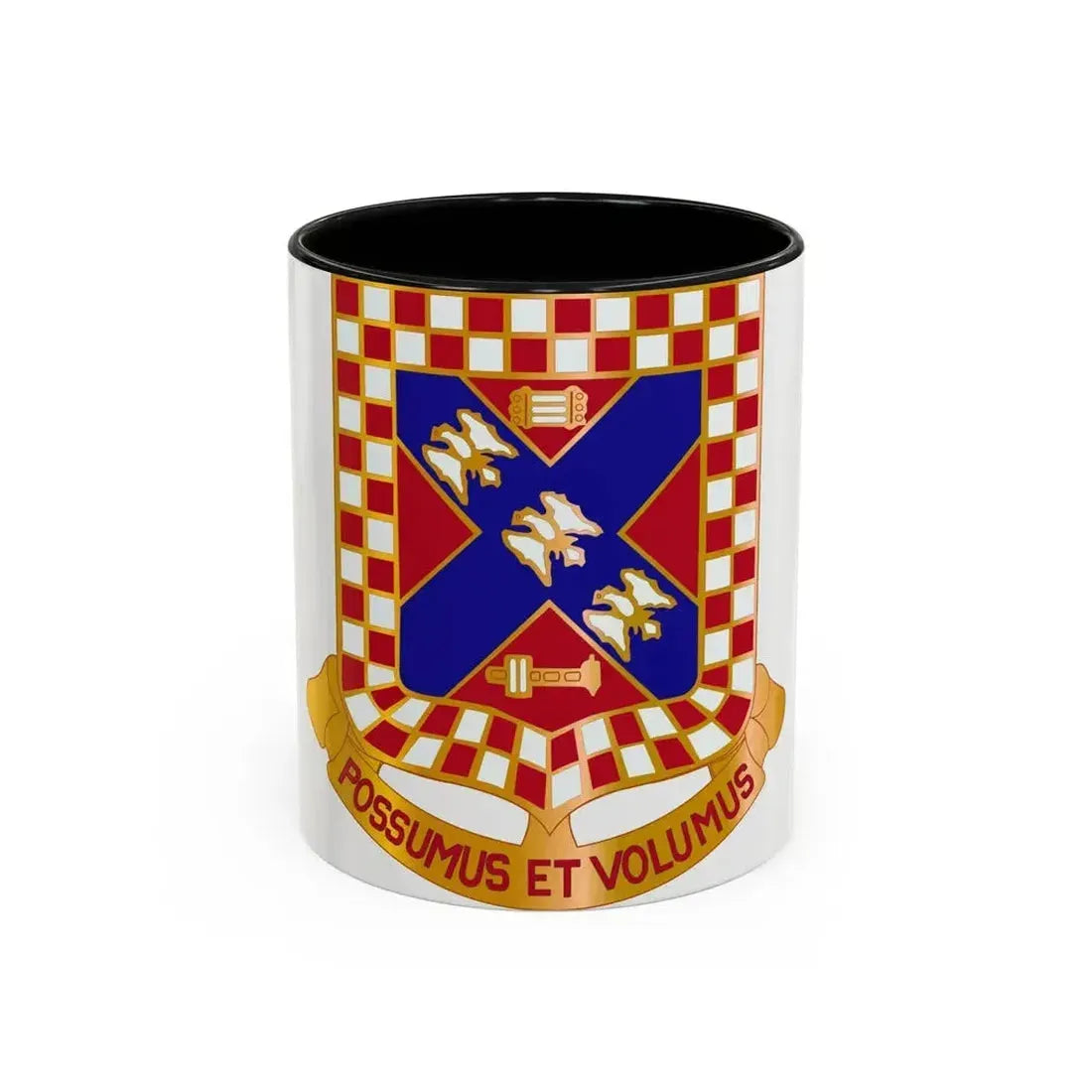140th Field Artillery Battalion (U.S. Army) Accent Coffee Mug 11oz Black - Go Mug Yourself