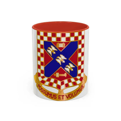 140th Field Artillery Battalion (U.S. Army) Accent Coffee Mug 11oz Red - Go Mug Yourself