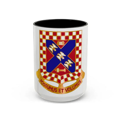 140th Field Artillery Battalion (U.S. Army) Accent Coffee Mug 15oz Black - Go Mug Yourself
