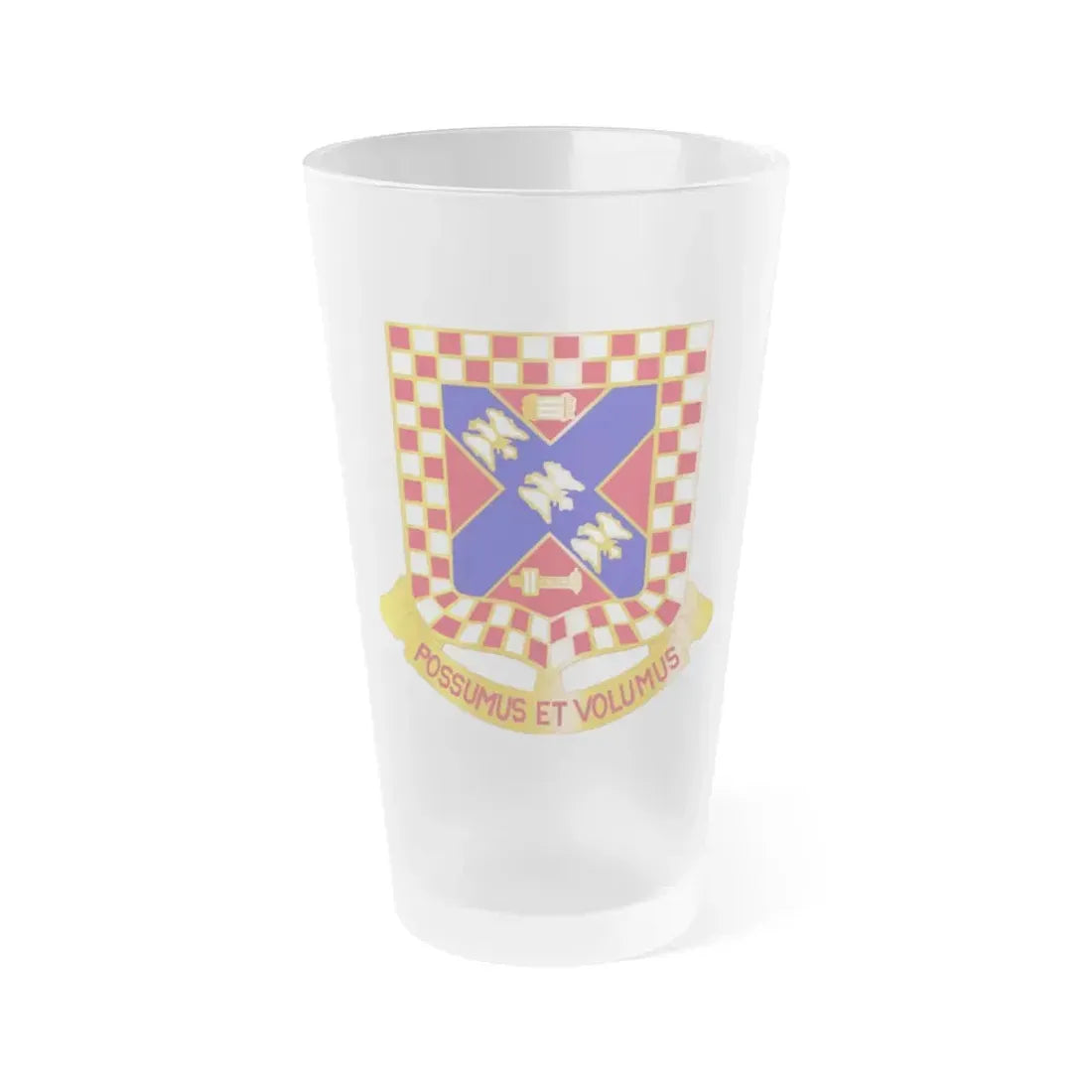 140th Field Artillery Battalion (U.S. Army) Frosted Pint Glass 16oz Default Title - Go Mug Yourself