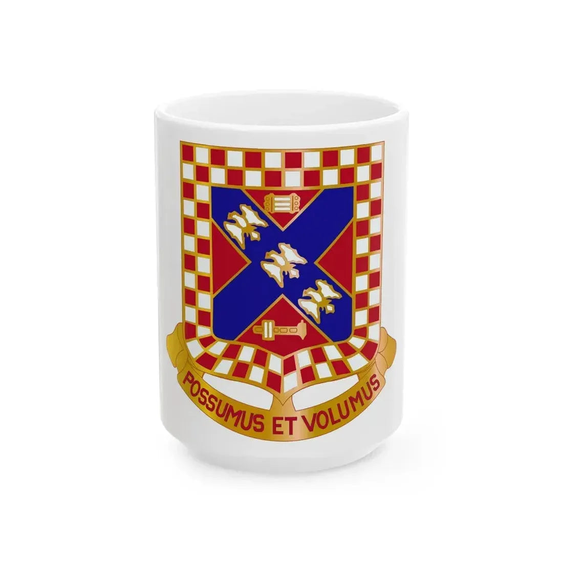 140th Field Artillery Battalion (U.S. Army) White Coffee Mug 15oz - Go Mug Yourself