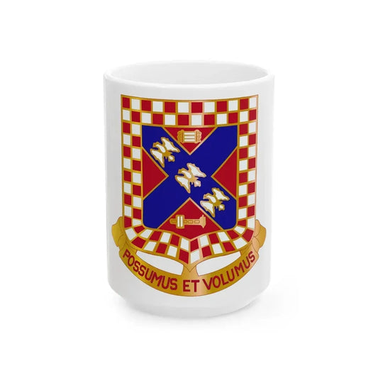 140th Field Artillery Battalion (U.S. Army) White Coffee Mug 15oz - Go Mug Yourself