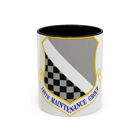 140th Maintenance Group (U.S. Air Force) Accent Coffee Mug 11oz Black - Go Mug Yourself
