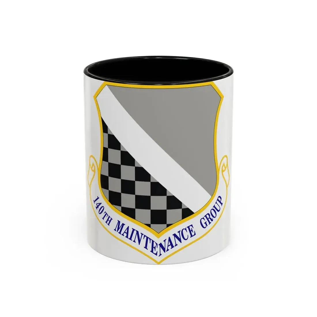 140th Maintenance Group (U.S. Air Force) Accent Coffee Mug 11oz Black - Go Mug Yourself