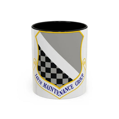 140th Maintenance Group (U.S. Air Force) Accent Coffee Mug 11oz Black - Go Mug Yourself
