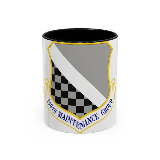 140th Maintenance Group (U.S. Air Force) Accent Coffee Mug 11oz Black - Go Mug Yourself