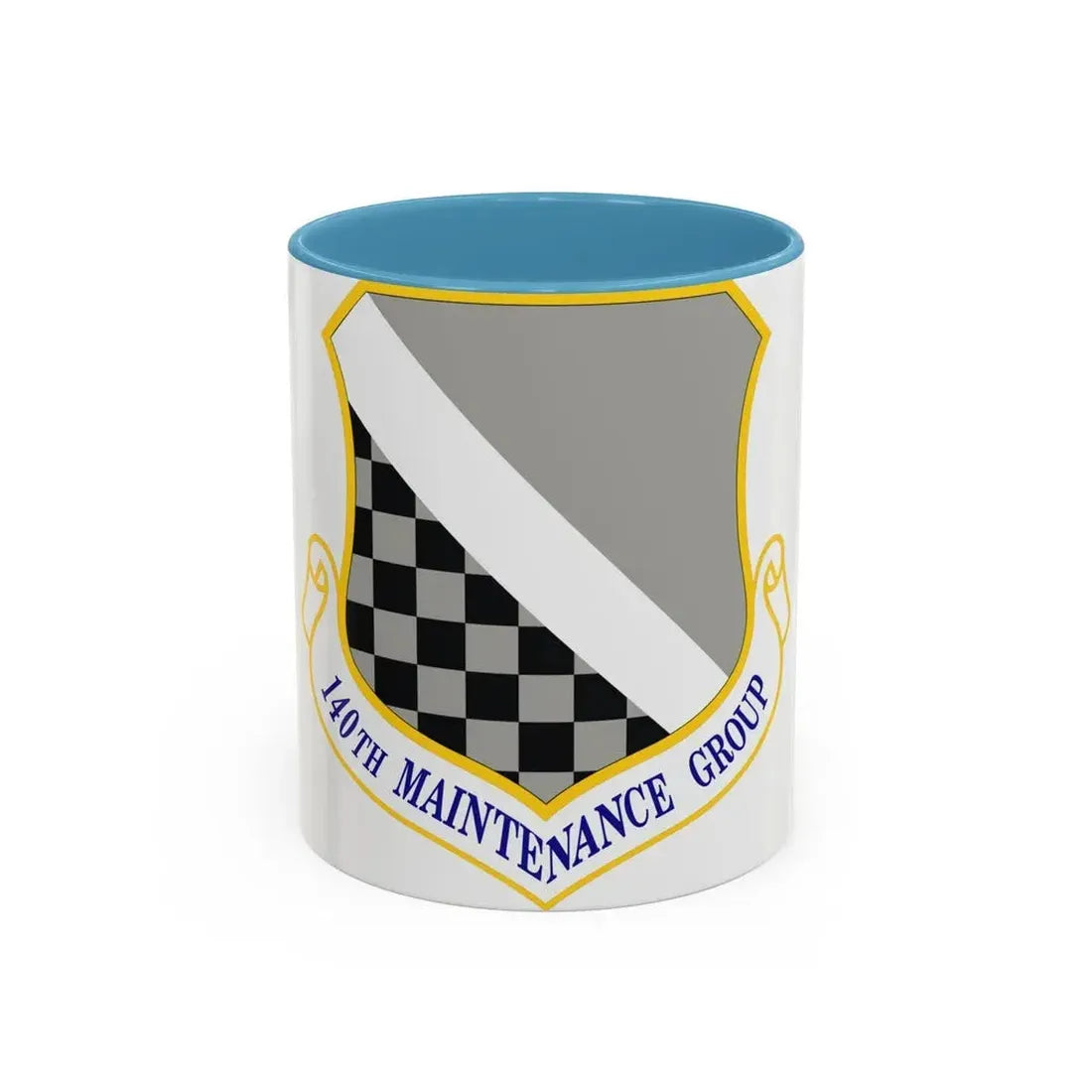 140th Maintenance Group (U.S. Air Force) Accent Coffee Mug 11oz Light Blue - Go Mug Yourself