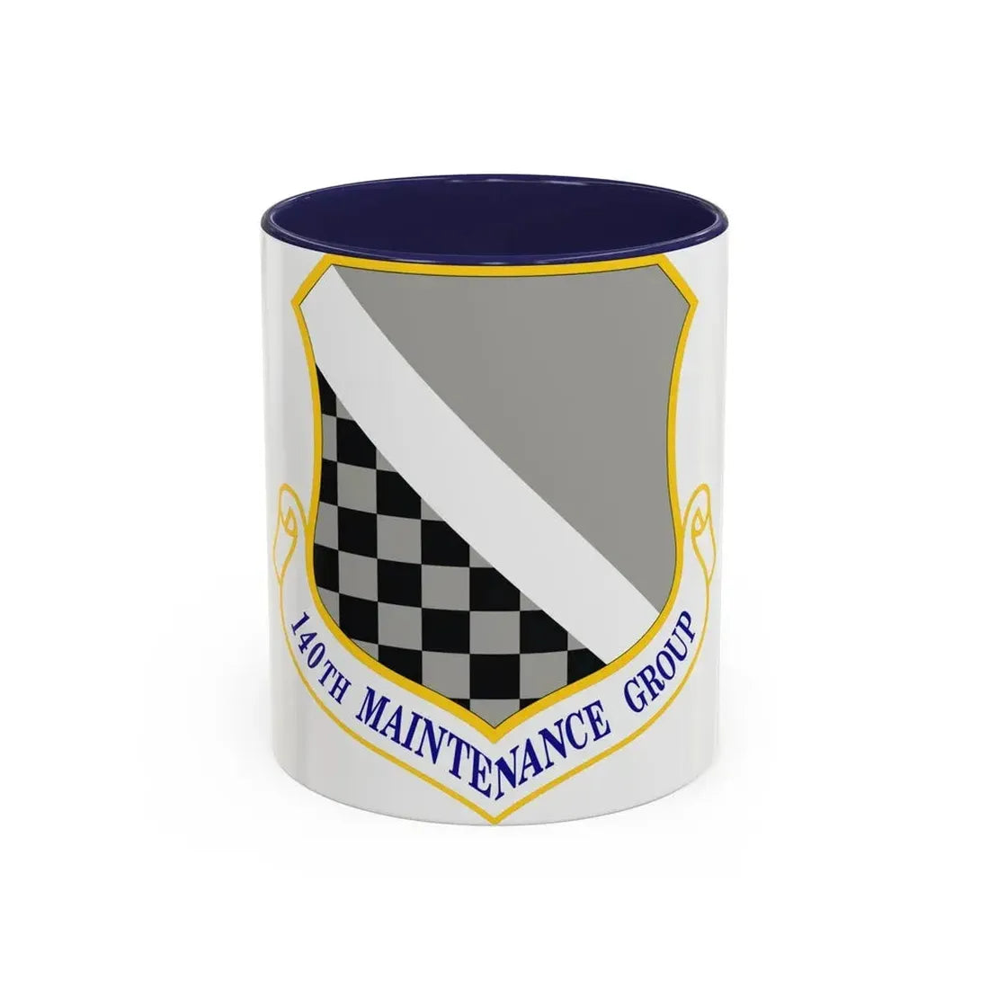 140th Maintenance Group (U.S. Air Force) Accent Coffee Mug 11oz Navy - Go Mug Yourself