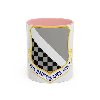 140th Maintenance Group (U.S. Air Force) Accent Coffee Mug 11oz Pink - Go Mug Yourself