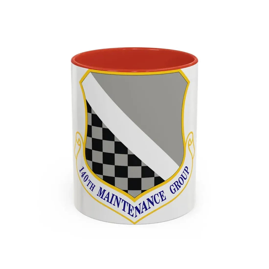 140th Maintenance Group (U.S. Air Force) Accent Coffee Mug 11oz Red - Go Mug Yourself