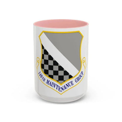 140th Maintenance Group (U.S. Air Force) Accent Coffee Mug 15oz Pink - Go Mug Yourself