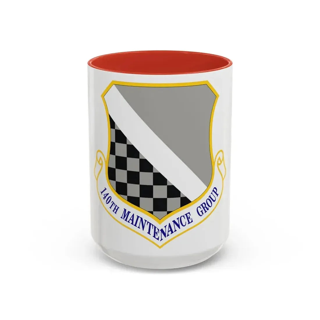 140th Maintenance Group (U.S. Air Force) Accent Coffee Mug 15oz Red - Go Mug Yourself