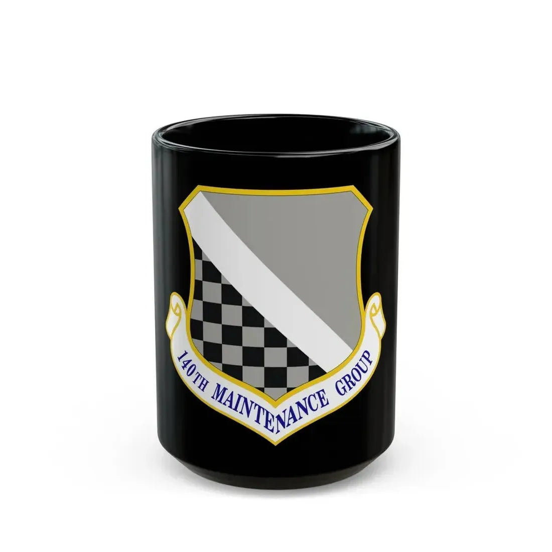 140th Maintenance Group (U.S. Air Force) Black Coffee Mug 15oz - Go Mug Yourself