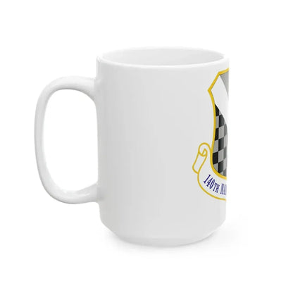 140th Maintenance Group (U.S. Air Force) White Coffee Mug - Go Mug Yourself