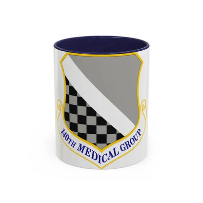 140th Medical Group (U.S. Air Force) Accent Coffee Mug 11oz Navy - Go Mug Yourself
