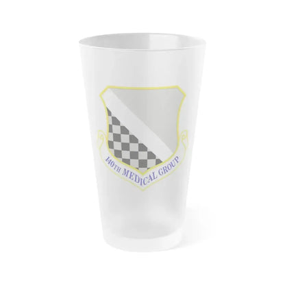 140th Medical Group (U.S. Air Force) Frosted Pint Glass 16oz 16oz Frosted - Go Mug Yourself
