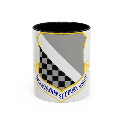 140th Mission Support Group (U.S. Air Force) Accent Coffee Mug 11oz Black - Go Mug Yourself