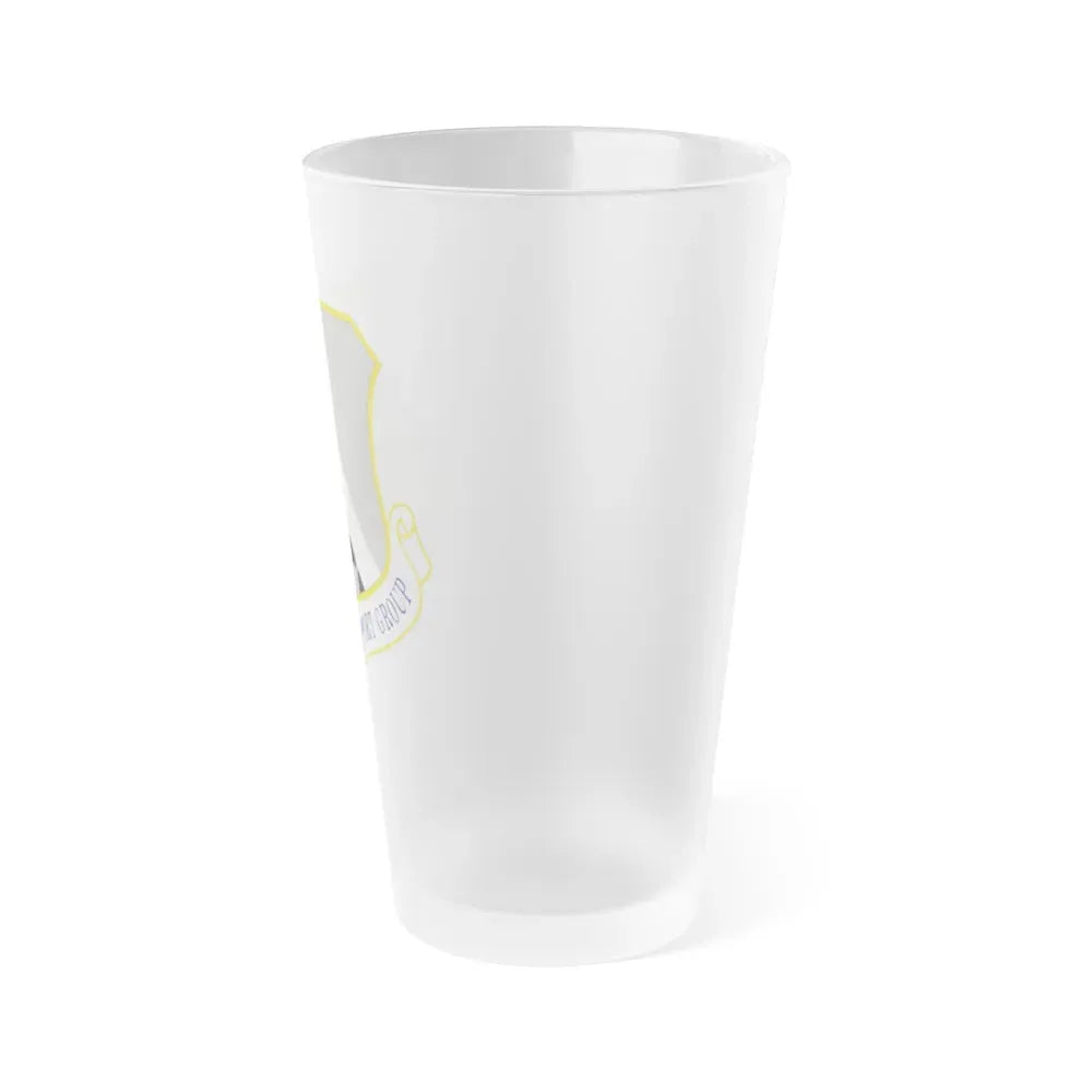 140th Mission Support Group (U.S. Air Force) Frosted Pint Glass 16oz - Go Mug Yourself