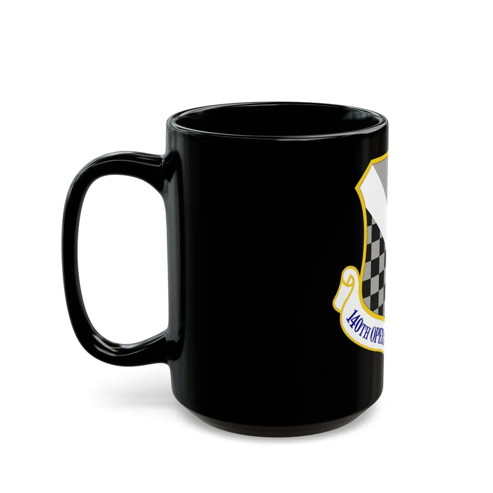 140th Operations Group (U.S. Air Force) Black Coffee Mug-Go Mug Yourself