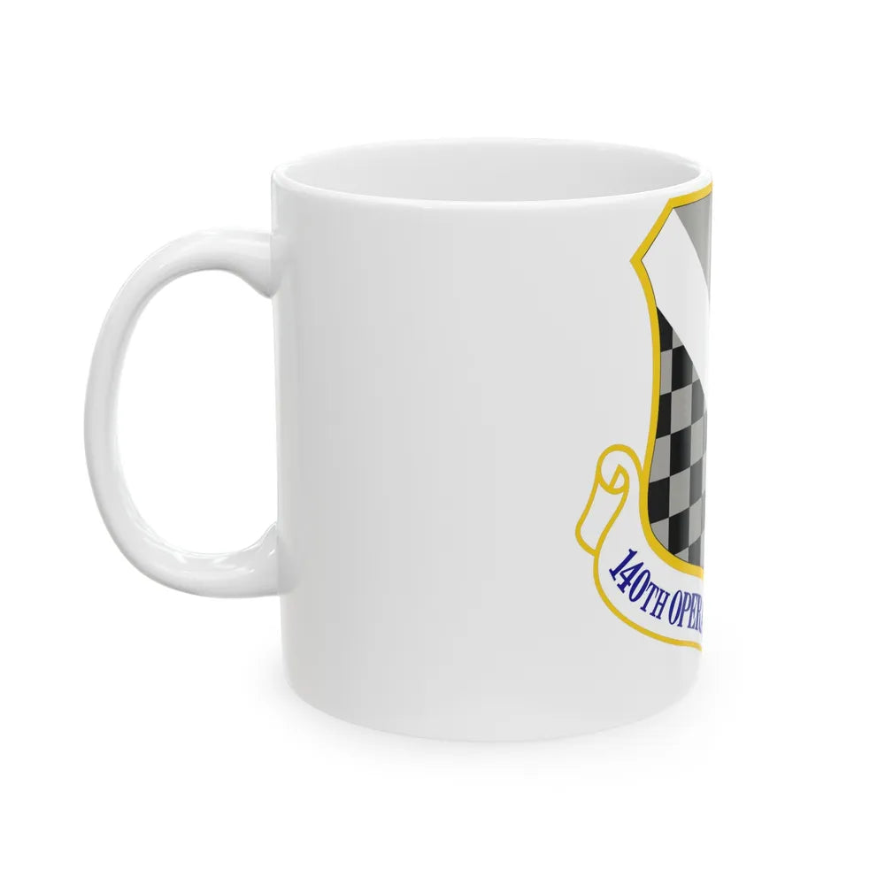 140th Operations Group (U.S. Air Force) White Coffee Mug-Go Mug Yourself