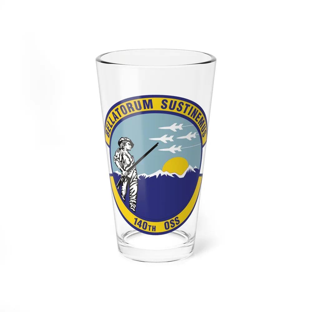 140th Operations Support Squadron (U.S. Air Force) Pint Glass 16oz-16oz-Go Mug Yourself