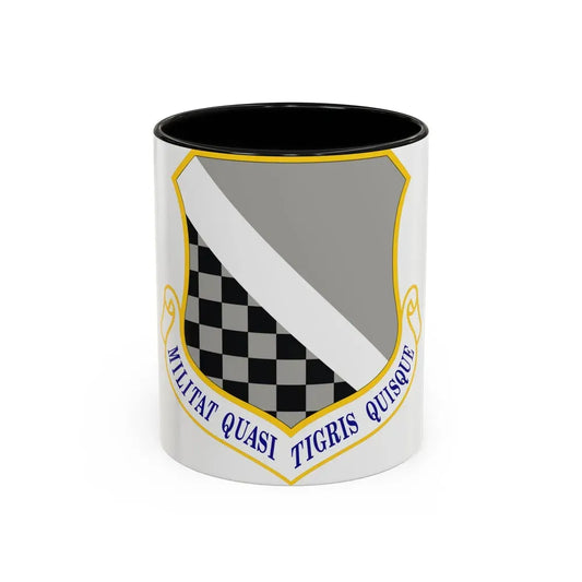 140th Wing (U.S. Air Force) Accent Coffee Mug 11oz Black - Go Mug Yourself