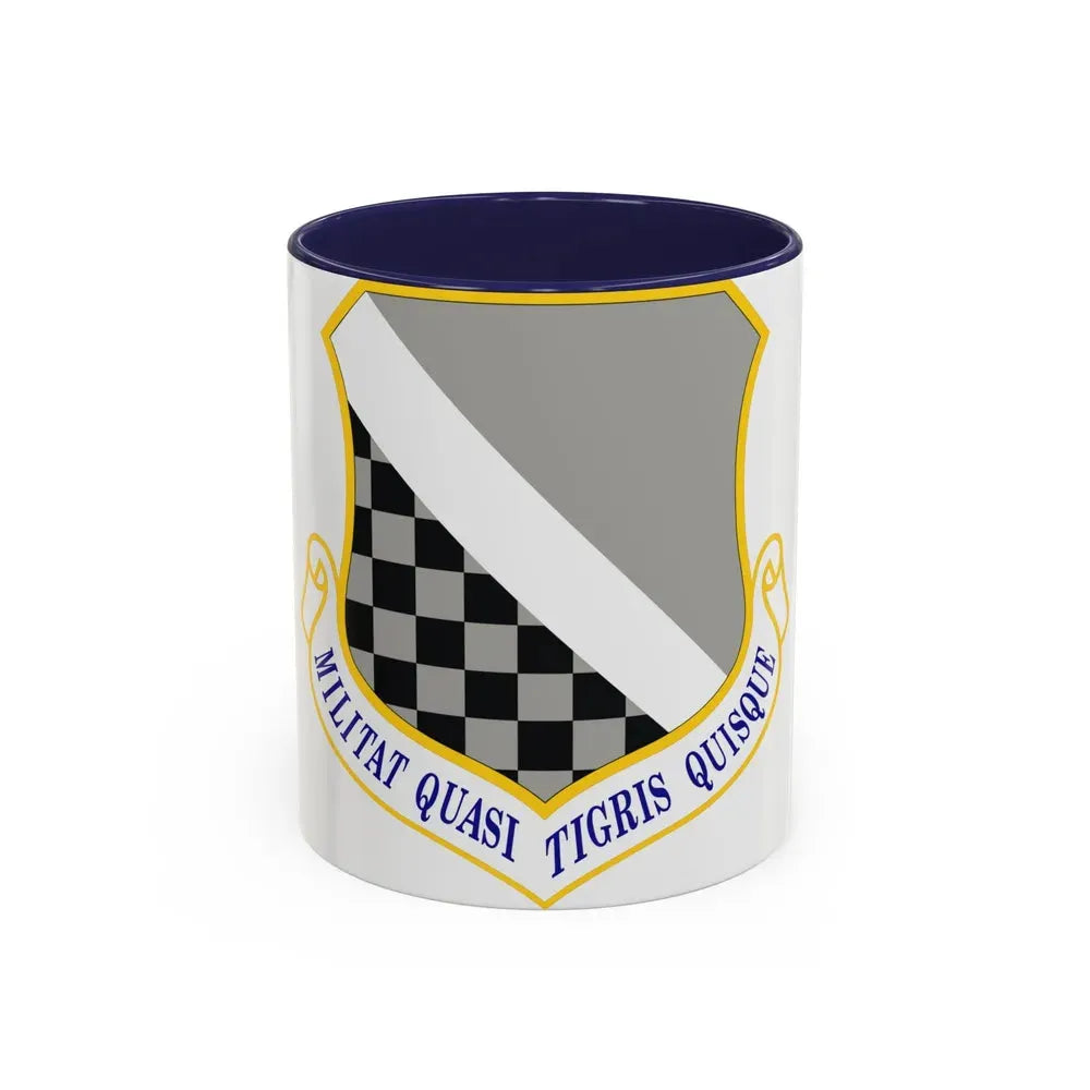 140th Wing (U.S. Air Force) Accent Coffee Mug 11oz Navy - Go Mug Yourself