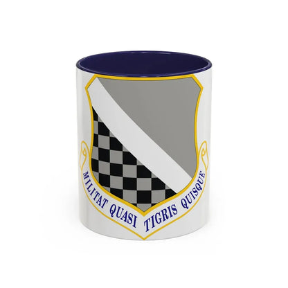 140th Wing (U.S. Air Force) Accent Coffee Mug 11oz Navy - Go Mug Yourself
