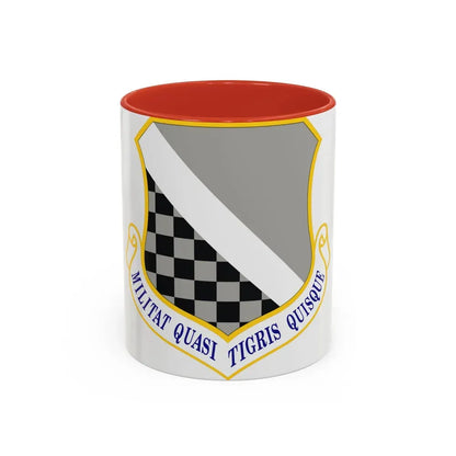 140th Wing (U.S. Air Force) Accent Coffee Mug 11oz Red - Go Mug Yourself