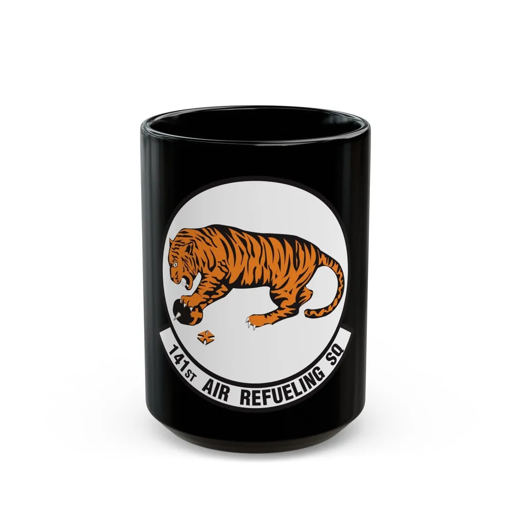 141 Air Refueling Squadron (U.S. Air Force) Black Coffee Mug-15oz-Go Mug Yourself