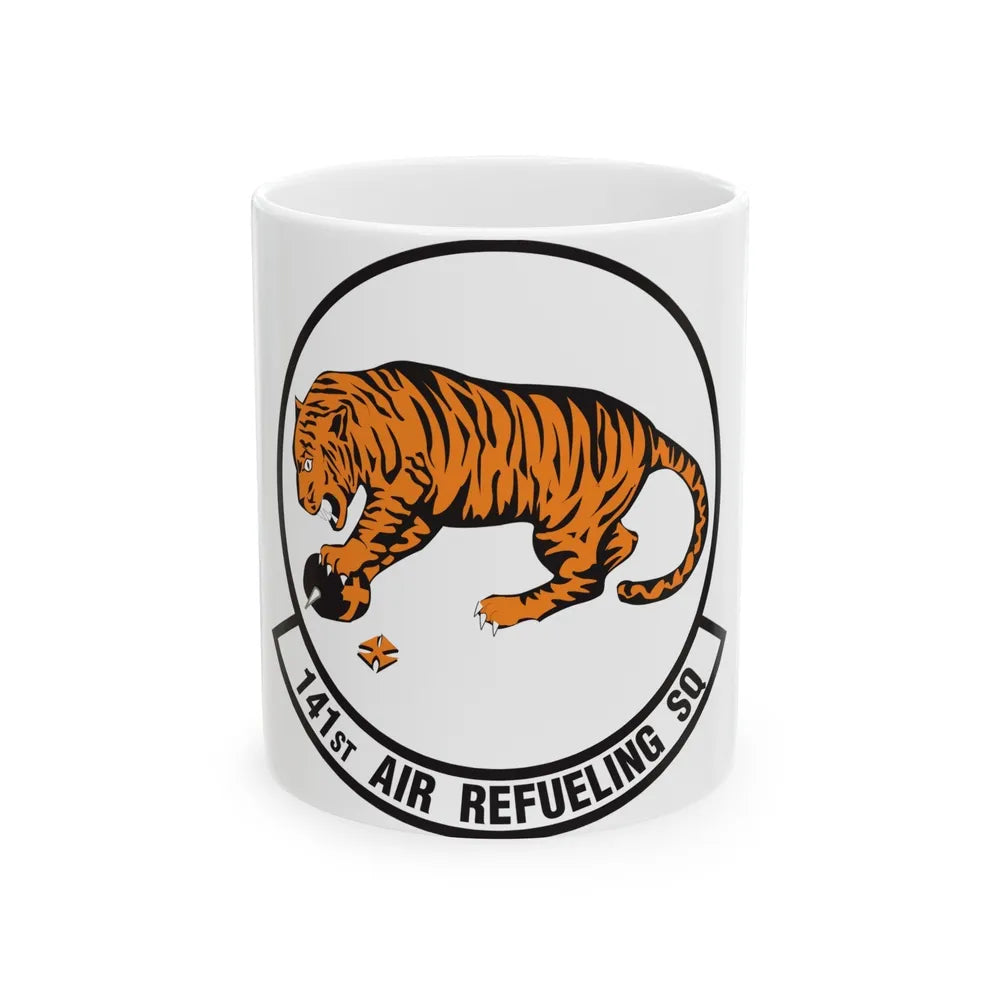 141 Air Refueling Squadron (U.S. Air Force) White Coffee Mug-11oz-Go Mug Yourself