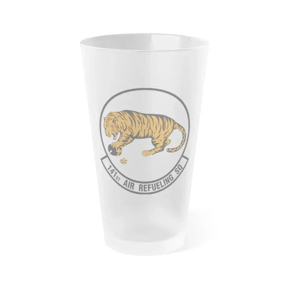 141 Air Refueling Squadron (U.S. Air Force) Frosted Pint Glass 16oz Default Title - Go Mug Yourself