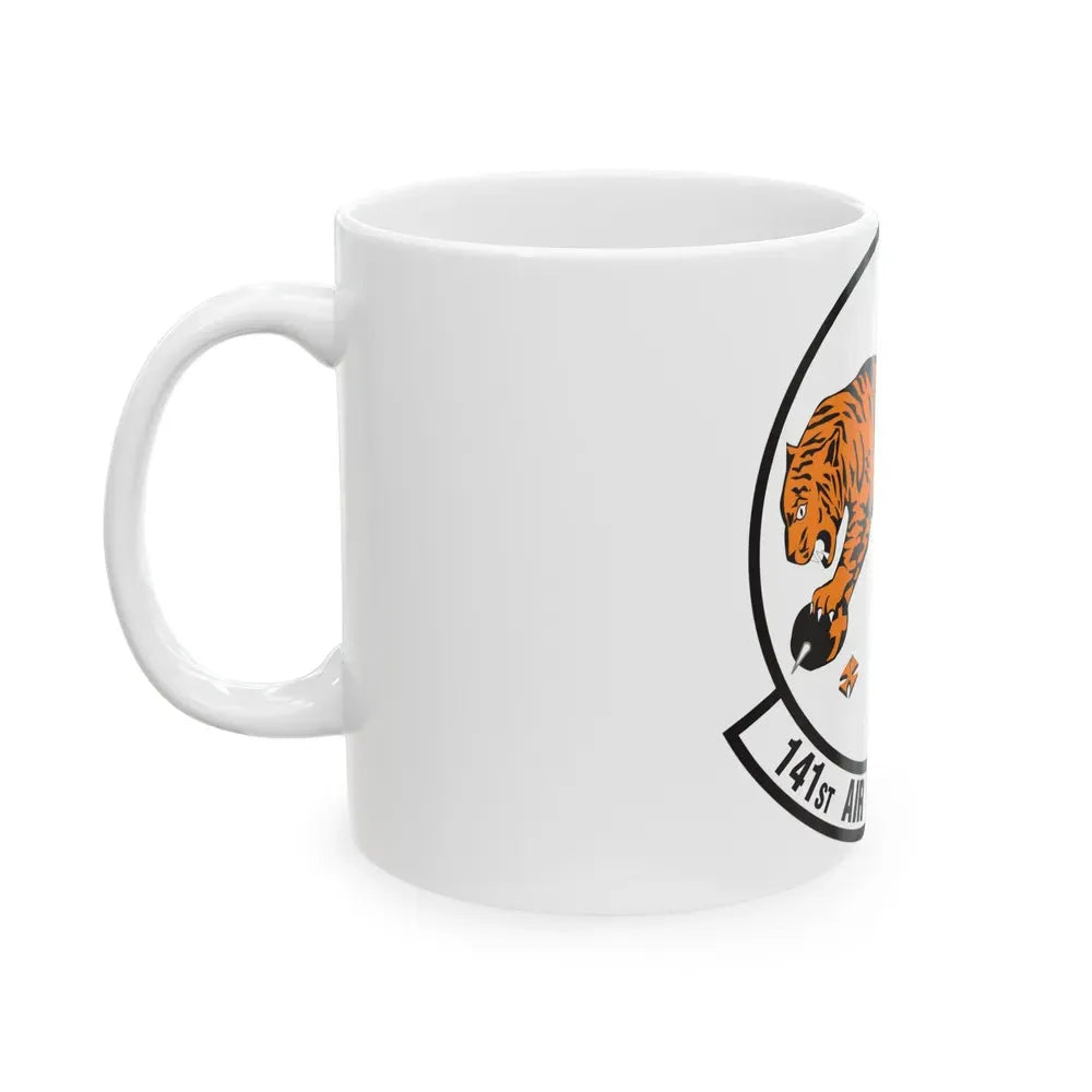 141 Air Refueling Squadron (U.S. Air Force) White Coffee Mug - Go Mug Yourself