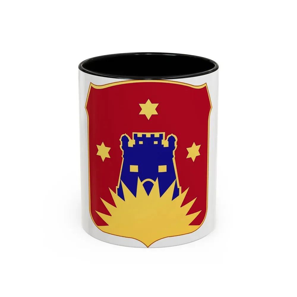 141 Engineer Battalion (U.S. Army) Accent Coffee Mug 11oz Black - Go Mug Yourself