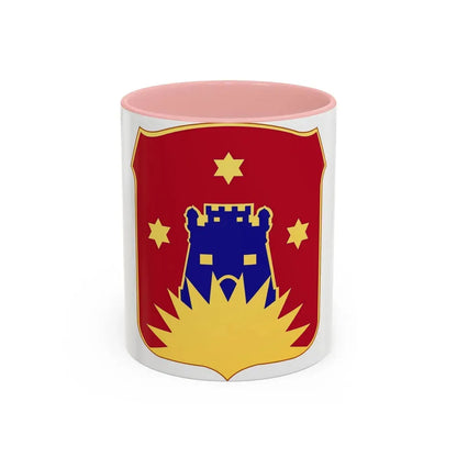 141 Engineer Battalion (U.S. Army) Accent Coffee Mug 11oz Pink - Go Mug Yourself