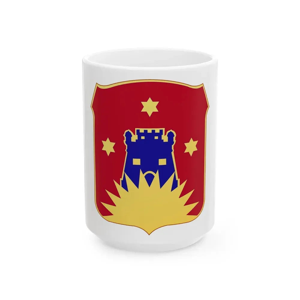 141 Engineer Battalion (U.S. Army) White Coffee Mug 15oz - Go Mug Yourself