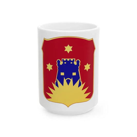 141 Engineer Battalion (U.S. Army) White Coffee Mug 15oz - Go Mug Yourself