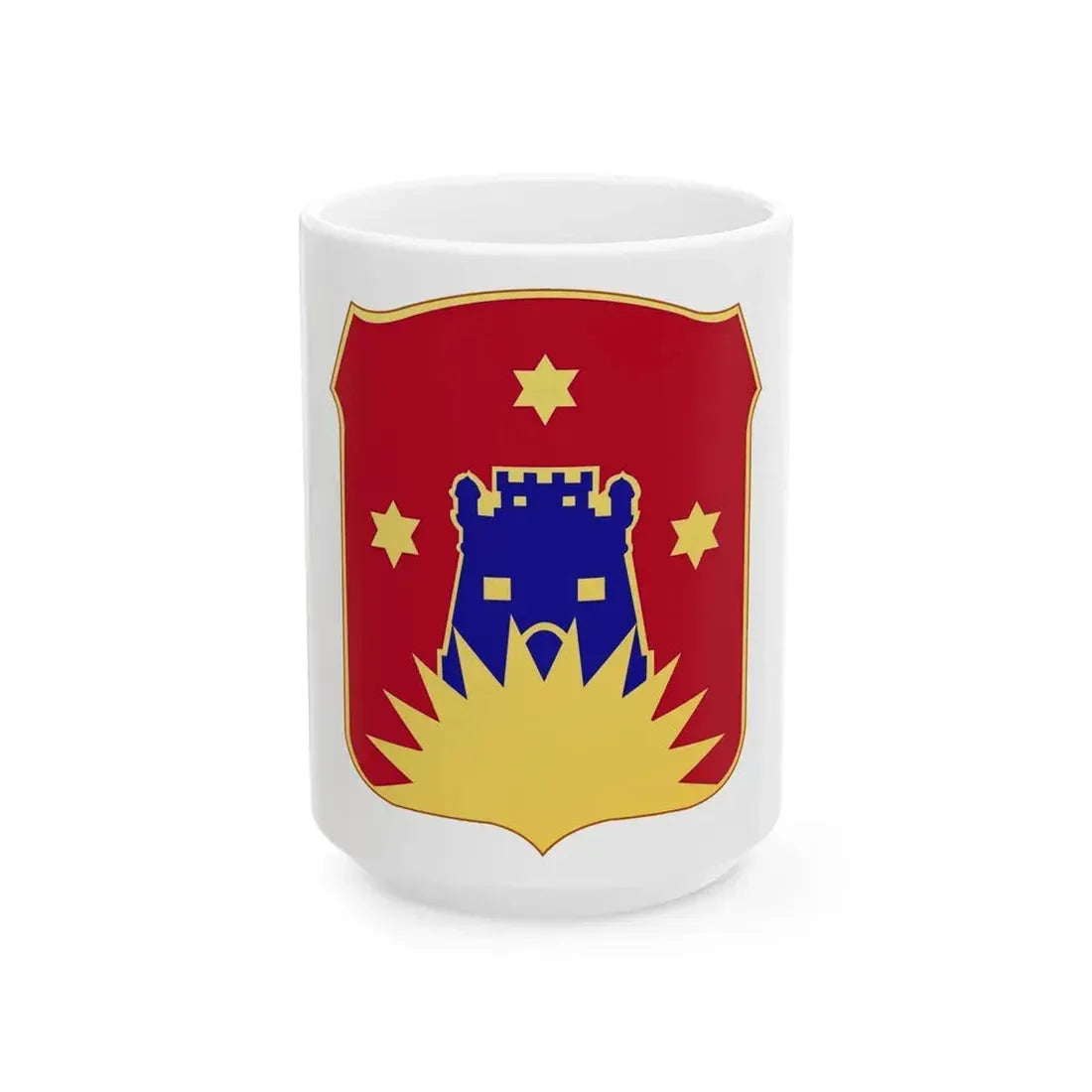 141 Engineer Battalion (U.S. Army) White Coffee Mug 15oz - Go Mug Yourself