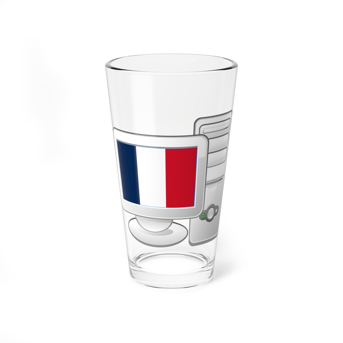 Fr Computer (France) Pint Glass 16oz