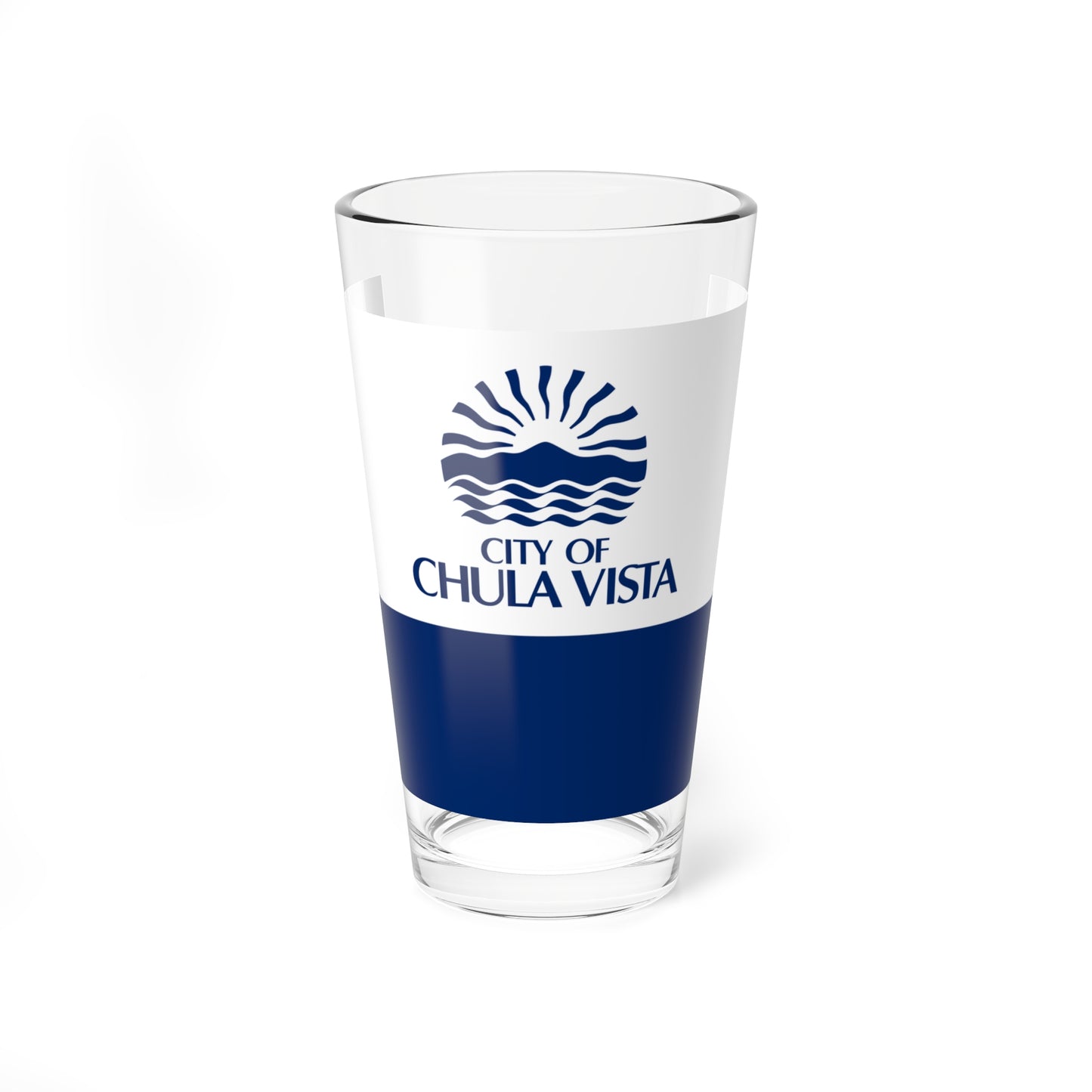 Flag of Chula Vista California (United States) Pint Glass 16oz