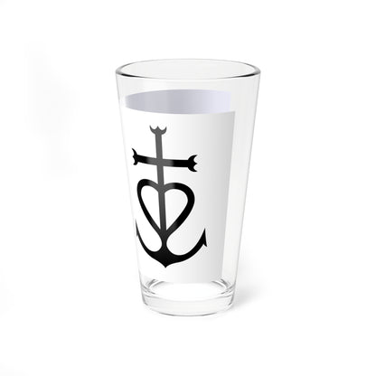 Flag of Principality of Aigues-Mortes (France) Pint Glass 16oz
