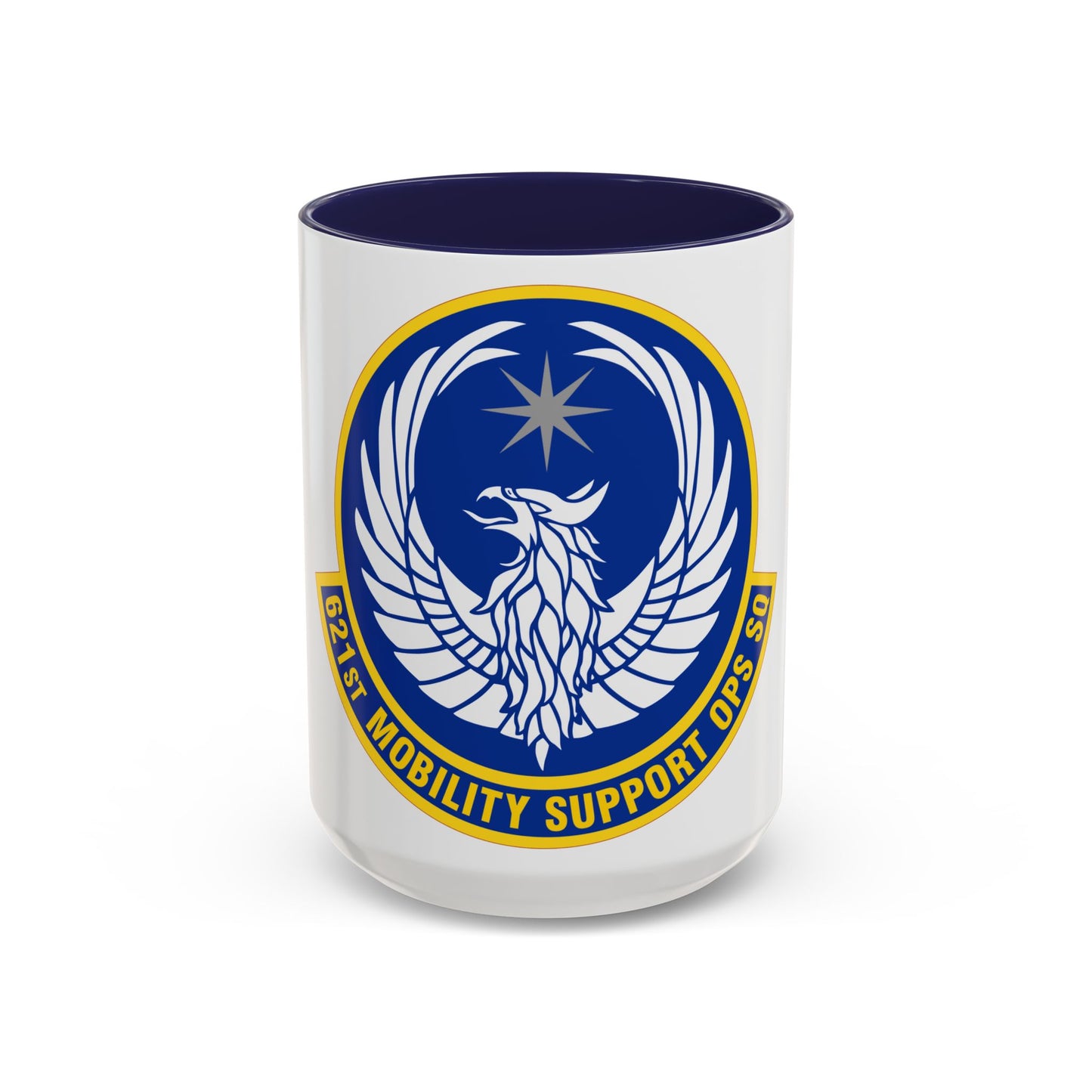 621 Mobility Support Operations Squadron AMC (U.S. Air Force) Accent Coffee Mug