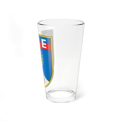 Escudo de Instituto Militar de Engenharia (Spain) (Coat of Arms) Pint Glass 16oz
