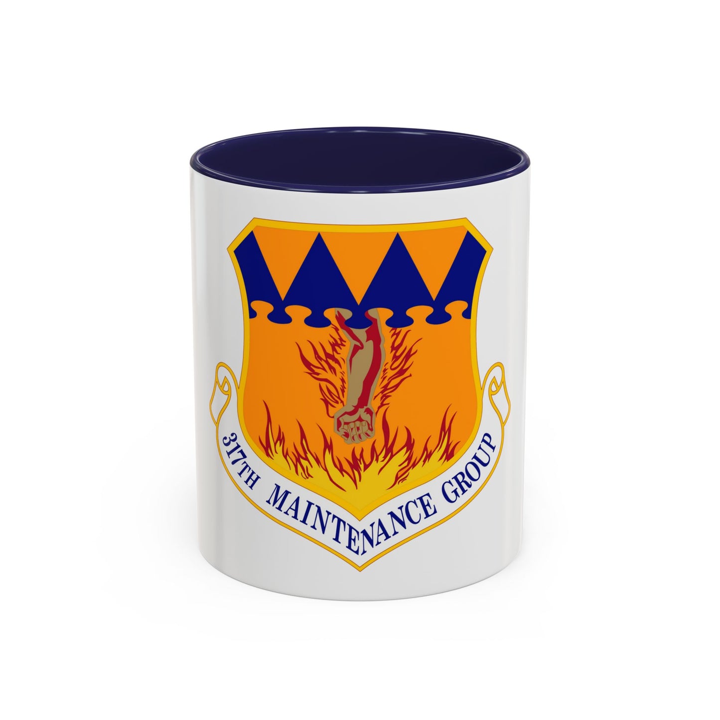 317 Maintenance Group AMC (U.S. Air Force) Accent Coffee Mug