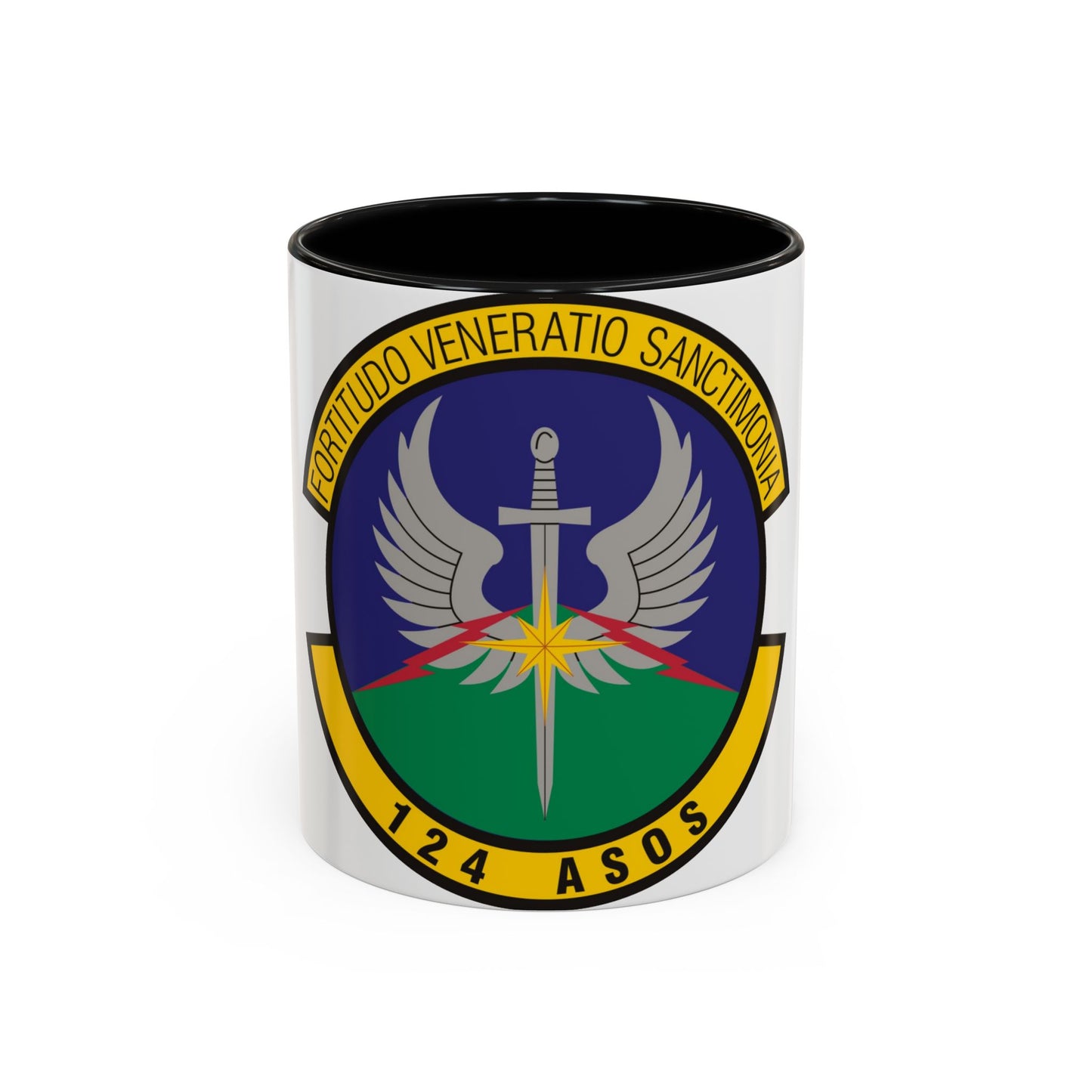 124th Air Support Operations Squadron (U.S. Air Force) Accent Coffee Mug