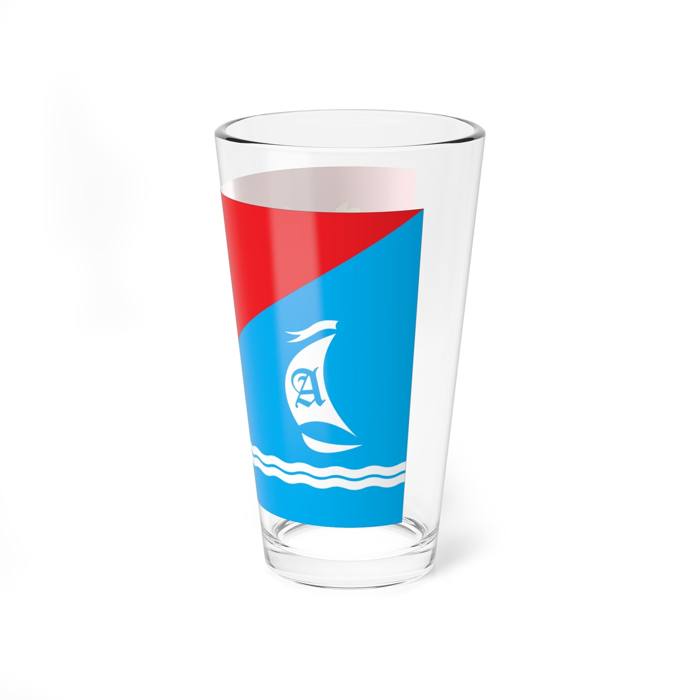 Flag of Andreyevka Sevastopol (Russia) Pint Glass 16oz